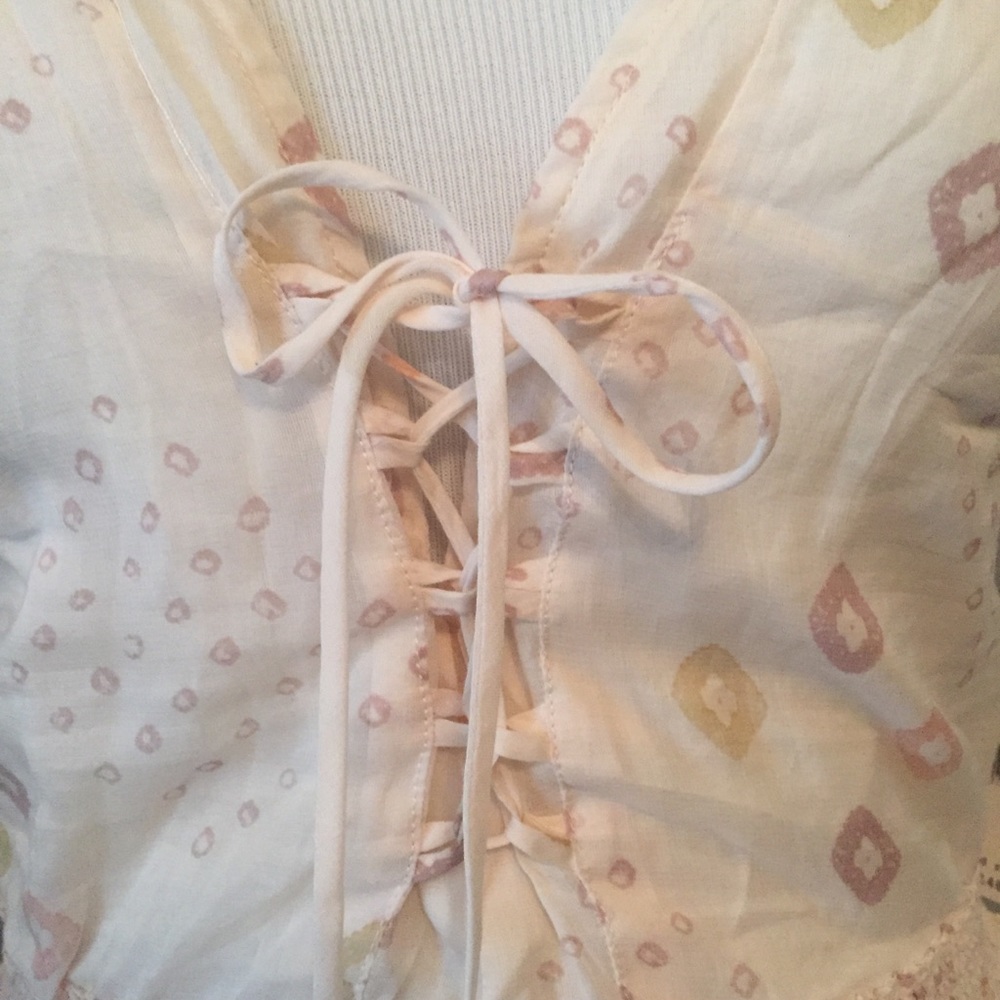 Free People Wildflowers Open Back Midi Dress S - Picture 5 of 8